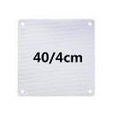 White PVC Ultra Thin 0.45mm Computer Case Fan Dust Filter 4cm