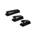 Flat Snap Close Nylon Cable Clamp Adhesive Back