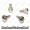 M5.0 x 16mm Silver Thumb Screws M5X16