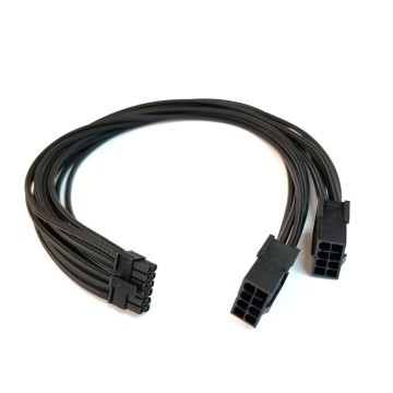 Custom Sleeved PCIE Extension Cable for NVIDIA RTX 30 Series 12 Pin
