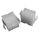 8 Pin Motherboard Power Male Connector Transparent White