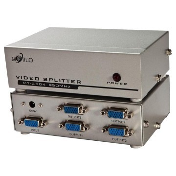 Maituo 250MHz 4 Port VGA Splitter (MT-2504)