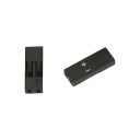 Dupont 2 Pin Female Motherboard Plus and Minus Sign Connector Black