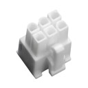 6 Pin PSU Modular Power Female Connector with Pins White