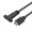 Asus USB 3.1 Type-C Motherboard Front Panel Header Connector to USB-C Back Panel Extension Cable (40cm)