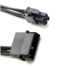 4-Pin Molex Male to 4-Pin ATX Female Power Adapter Cable (20cm)