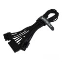 Premium Custom ATX12VO 10 Pin Power Adapter Cable for Thermaltake