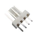 4 Pin Male Fan Connector White