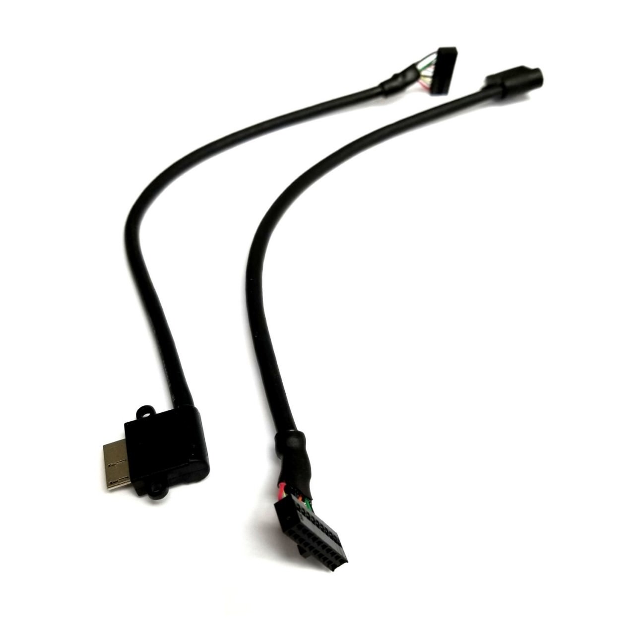 sneen smugling saltet Micro USB 3.0 Left Angle to Low Profile USB 3.0 Internal 20 Pin Header -  MODDIY