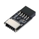 USB 2.0 Front Panel Header 9 Pin to USB 3.2 Type E Internal Adapter