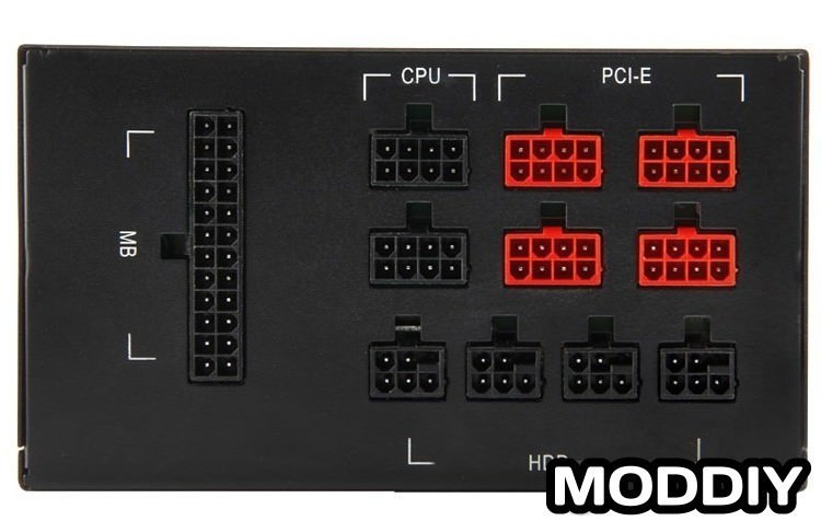 Huntkey Power Supply Special Modular Connector 5 Pin with Pins