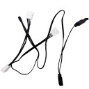Motherboard Standard ARGB 3 Pin 5V to 3x NZXT HUE2 AER2 Adapter Cable