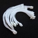 Corsair SF600 Premium Single Sleeved Modular Cable Set (All White)