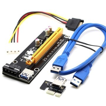 Premium True USB 3.0 1x to 16x PCI-E Extender Riser Card Adapter Cable
