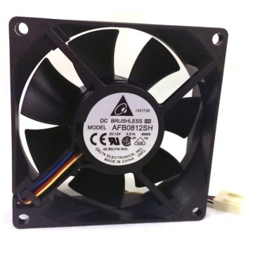 Delta 80mm x 25mm 4000RPM Brushless PWM Fan