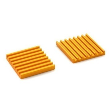 High Performance Ultra-Thin 22mm x 3mm Heatsink (Gold)