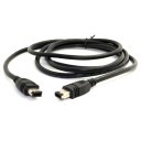 Firewire 400 IEEE 1394 6 Pin Male to Male Data Video Cable 1.8M
