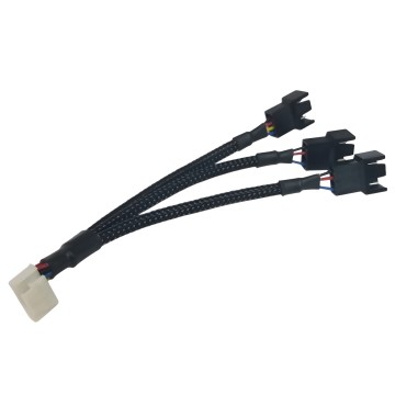 ASUS GPU 7 Pin to Triple 4 Pin PWM 12v Fan Deshroud Adapter Cable