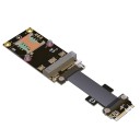 NGFF M.2 Key A E to mPCIe mini PCIe Gen3 32Gbps Adapter Cable R56SF