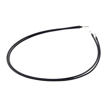 modDIY Pre-made 18AWG Sleeved Y Electrical Wire (Black)