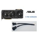 ASUS GPU 7 Pin to Dual 4 Pin PWM 12v Fan Deshroud Adapter Cable