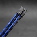 Premium Single Braid Sleeved PCI-E 8-Pin Extension Cable (Black/Blue)