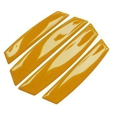 Car Door Edge Guards Anti-collision Scratch Protection Strip Bumpers (Yellow)