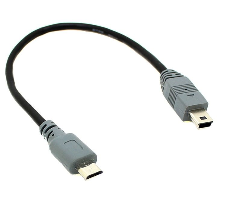 ensidigt gentage fire gange Micro-B Micro USB Mini-B Mini USB Male to Male Adapter Cable (OTG) - MODDIY