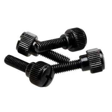 M5.0 x 12mm Black Thumb Screws (M5X12)