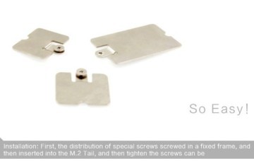 2 Pack)M.2 NGFF NVMe SSD Length Extend Adapter Bracket 2242 2230 To 2 - View #2