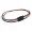 Single Sleeved 4-Pin Molex Extension Cable (Black/Red/White)