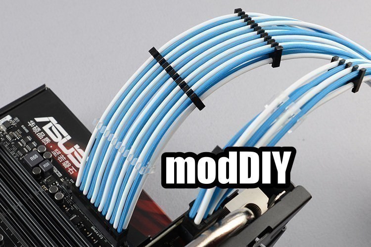 Premium Computer Cable Wire Management Kit Set A 67pcs - MODDIY