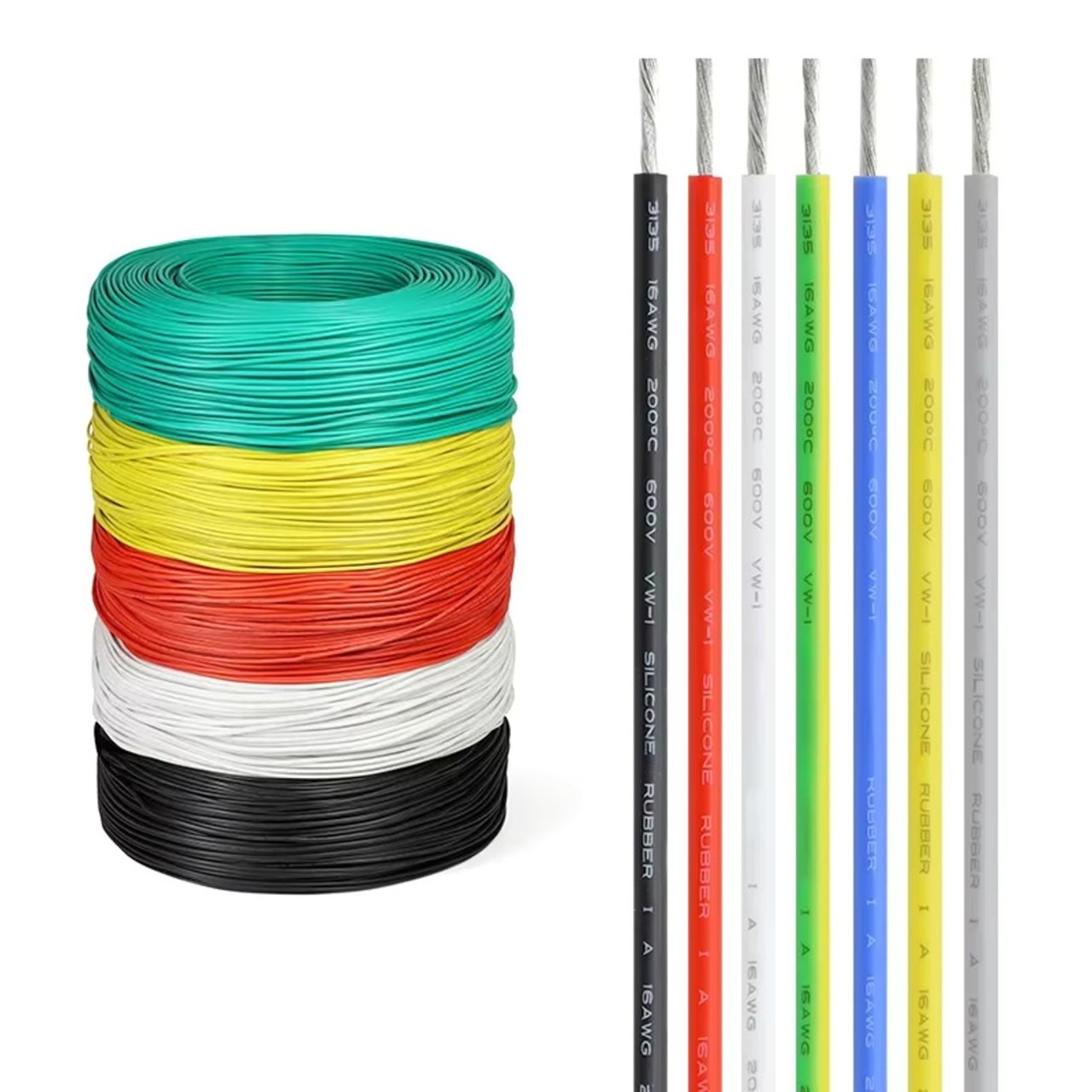 High Quality UL3135 16AWG Silicone Rubber Wire (Red)