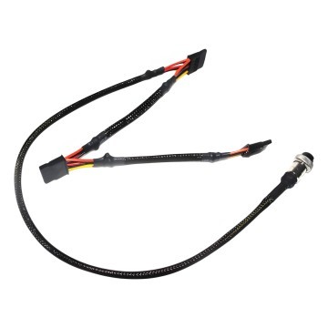 Modular PSU 3 x SATA Sleeved Cable 80cm for Tagan