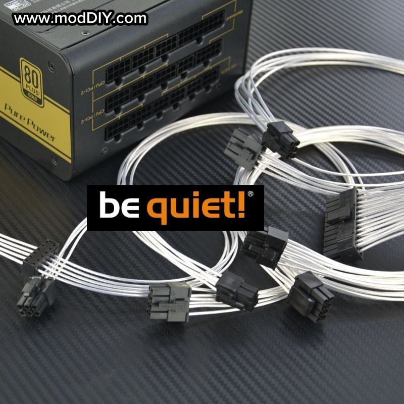 Professional Tailor-Made Be Quiet! Custom Sleeved Modular Cable Kit