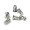 M5.0 x 10mm Silver Screws (KB5X10)