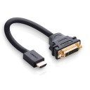 Premium High Speed 1080i HDMI to DVI Female Cable 24K Gold Plated Connector (30cm)