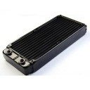 Syscooling AS240 Double 120mm Black Radiator (Pure Aluminum)