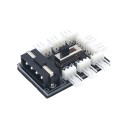 Molex Power Distribution PCB 8 Way 3 Pin Block Fan Hub