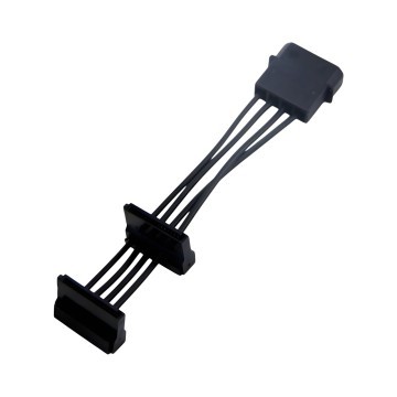 4-Pin Molex to 2 x SATA Power Adapter