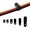 Black Wire Saddle Clipping Cable Clamp Black