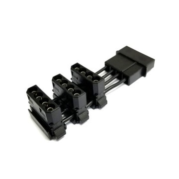 Top Quality 18AWG Molex to 3 x Molex Cable Splitter