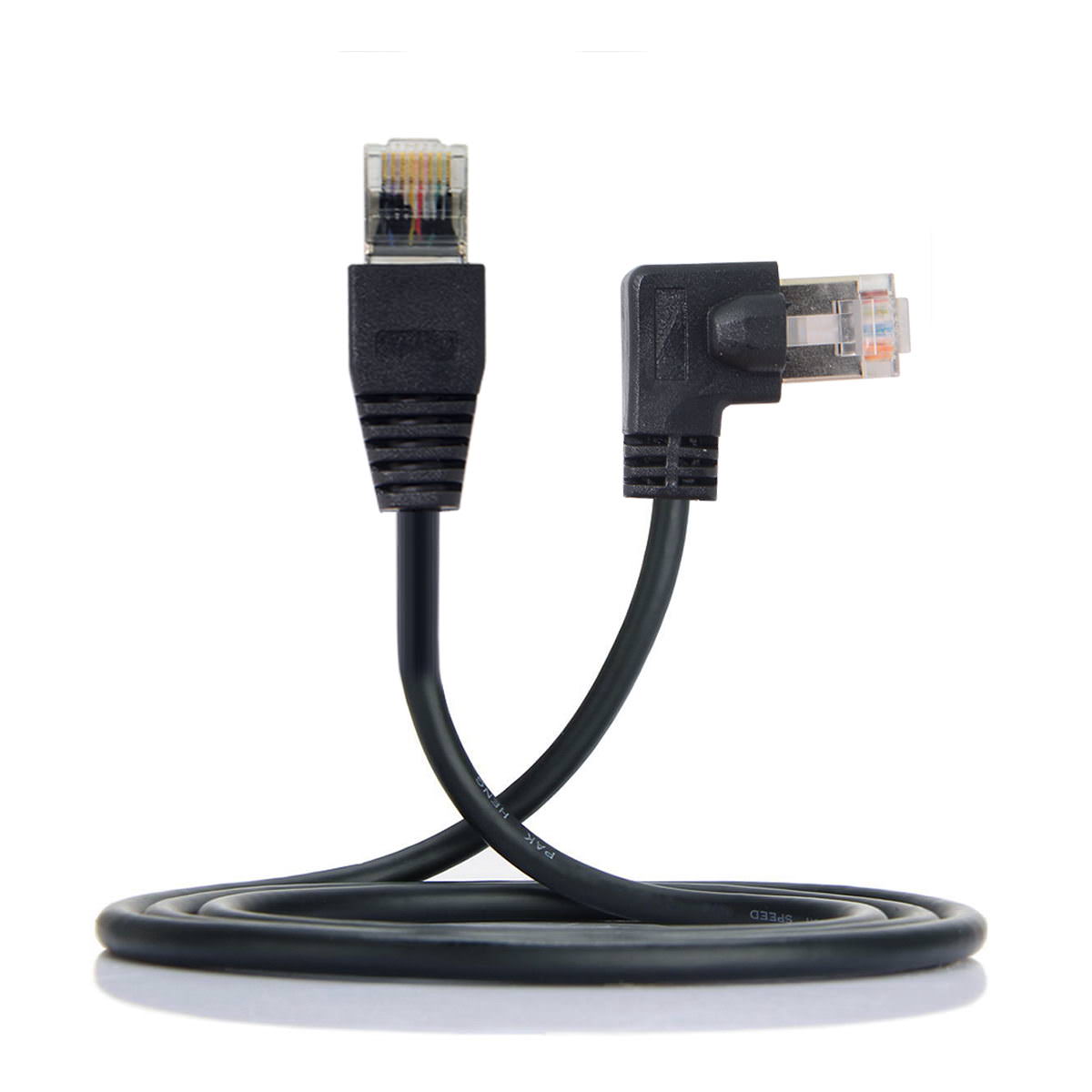 Premium Pure Copper 1000m Cat6 Rj45 Ethernet Cable 90 Degree Angled Moddiy Com
