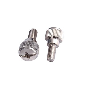 M4.0 x 12mm Silver Thumb Screws M4X12S