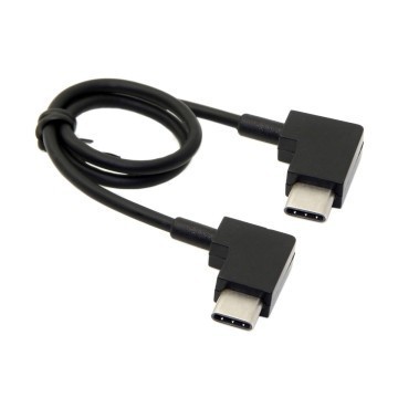 FEAMOS Type C 3.1 Extension Cable 90 Degree Type C Male To Male 480Mbps Connector Extension Cable Supports Charging Data