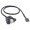 USB 2.0 9 Pin Header to Dual USB Extension Cable with Panel Mounts