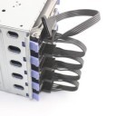 Premium Ribbon Wire 5-Pin SATA to 5x SATA Adapter Cable (Black)