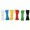 Multi Color Nylon Wire Cable Zip Tie Wrap 100mm to 300mm 6 Colors