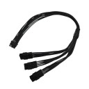 ATX 3.1 PCIe 5.1 600W 12VHPWR 16 Pin to 3 x 8 Pin PCIE Power Cable