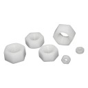 Premium Nylon66 Motherboard White Insulating Nut Lock M2 to M6